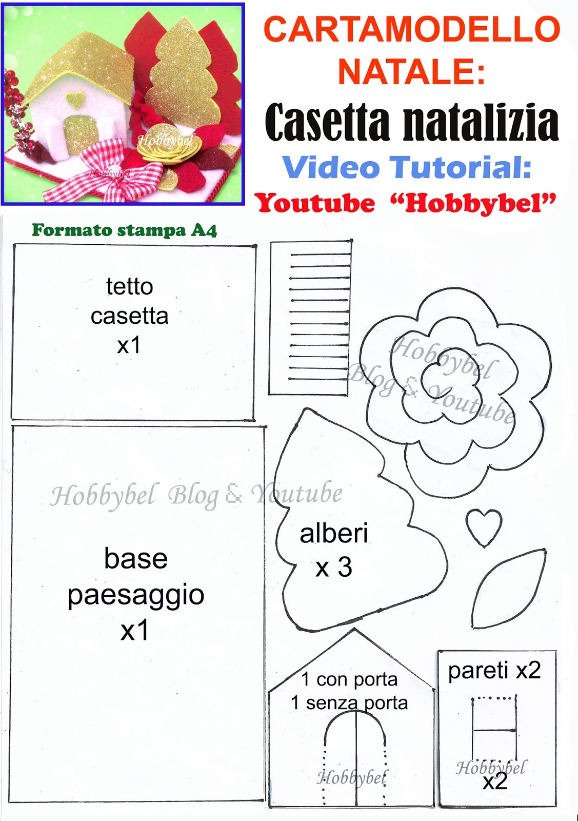 Segnaposto Natalizi Da Stampare Gratis.Hobbybel Blog Youtube