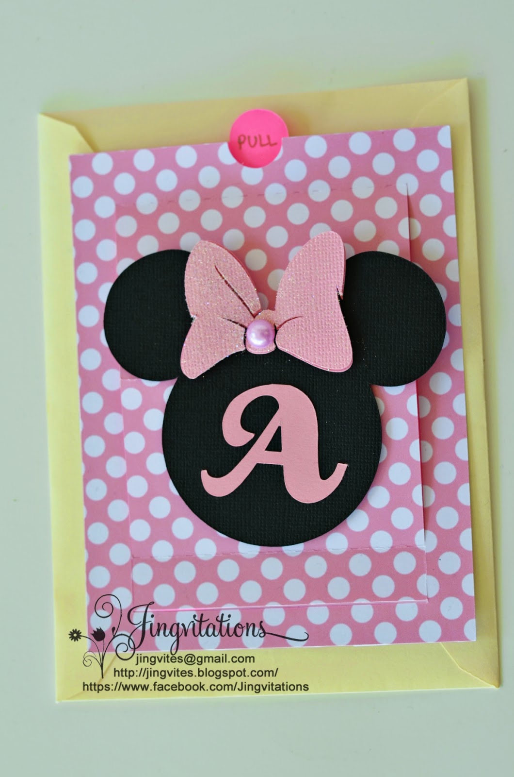 Minie Moyse Invitations Home Made 3