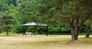 Covered picnic area near Colonel Danforth Dog Park
