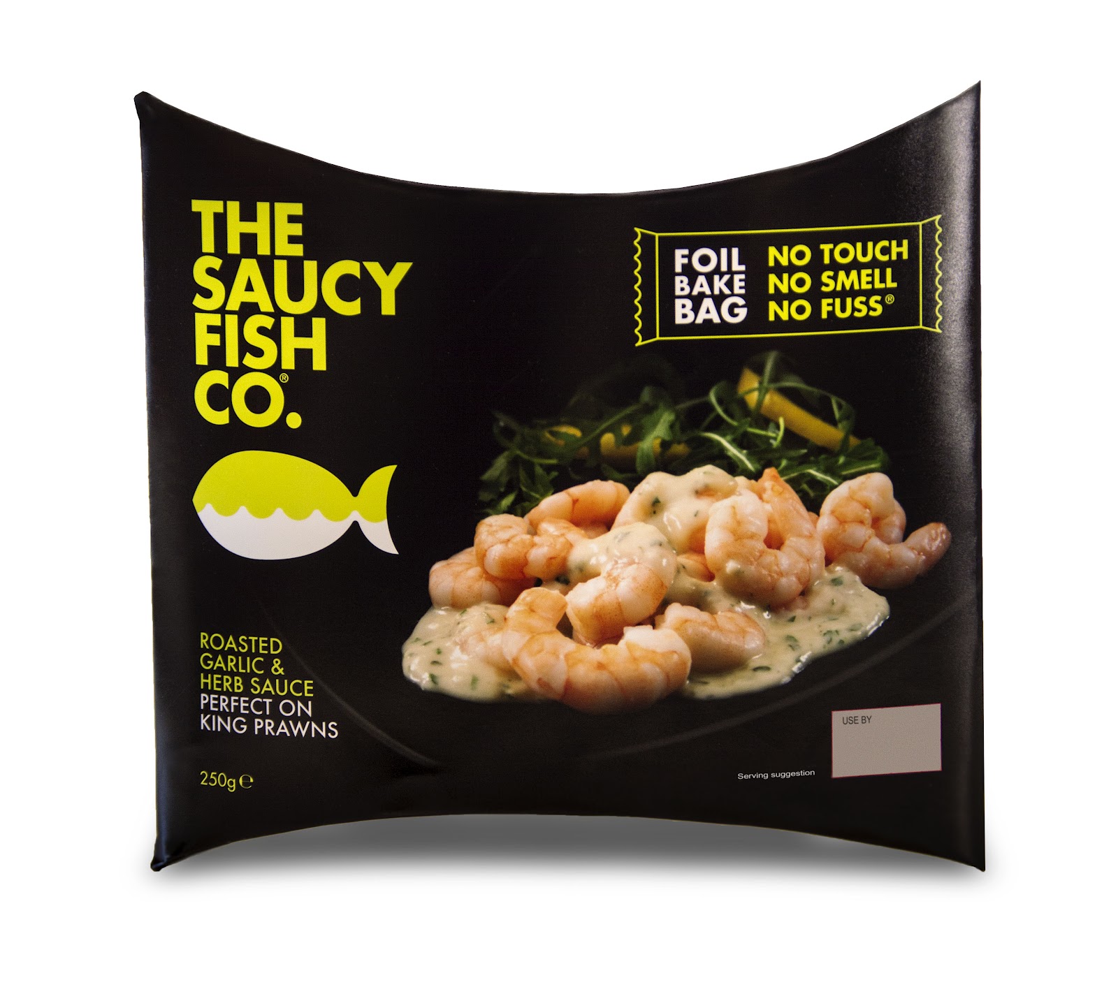 Farmersgirl Kitchen King Prawns with Roasted Garlic & Herb Sauce from