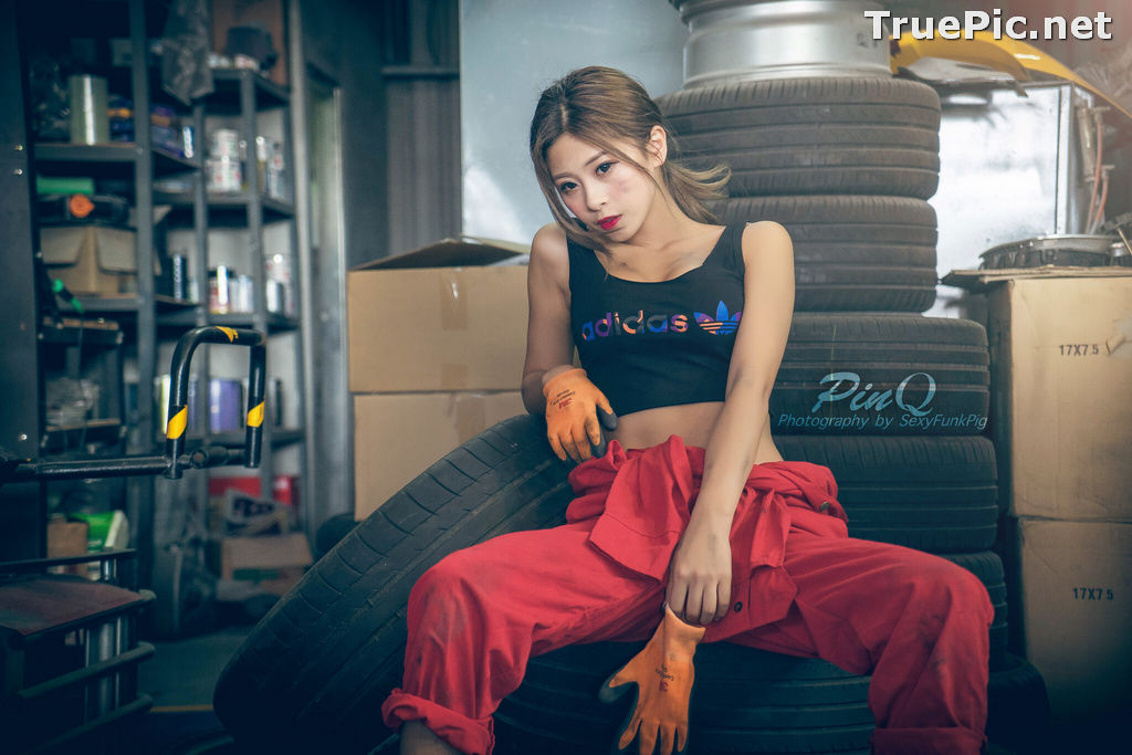 Image Taiwanese Model - PinQ憑果茱 - Hot Sexy Girl Car Mechanic - TruePic.net - Picture-37
