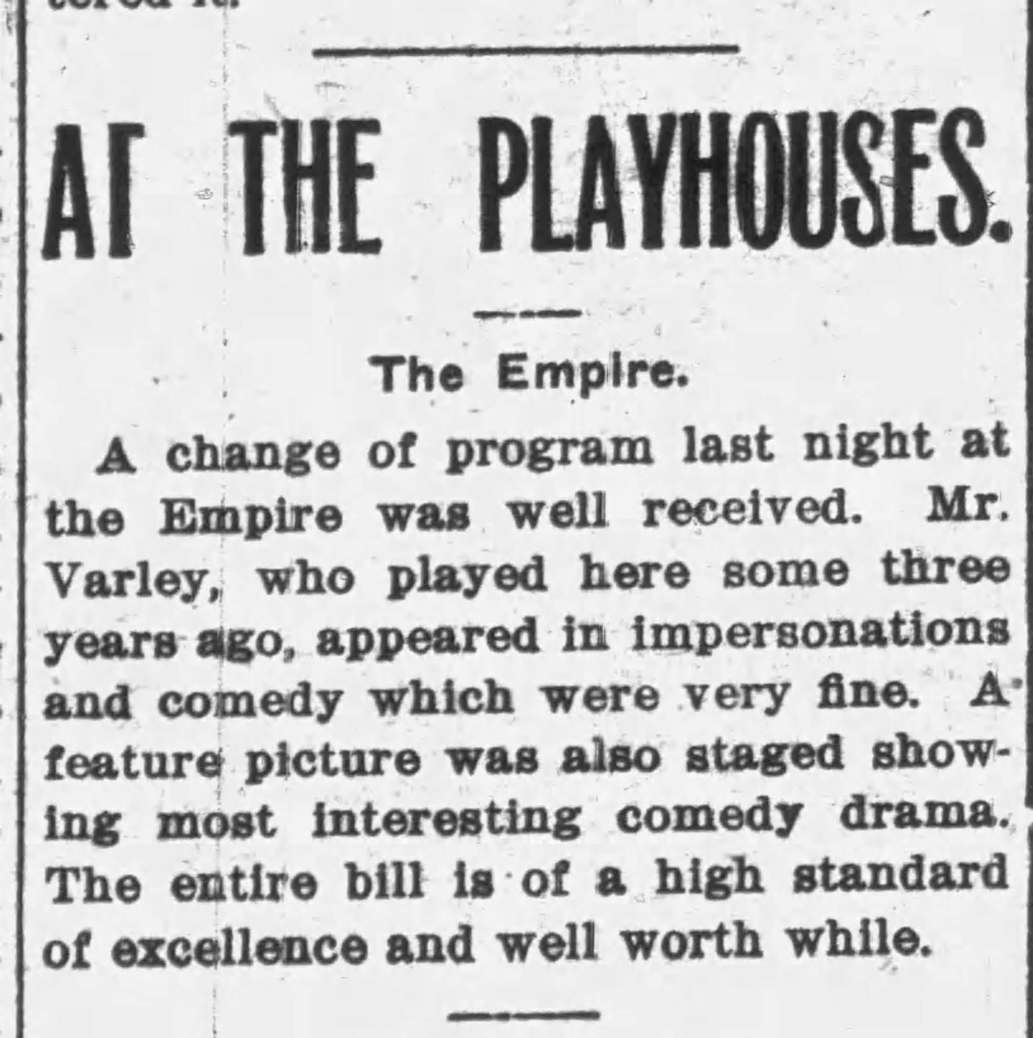 Detritus of Empire Movie Theaters of Chippewa Falls The Empire