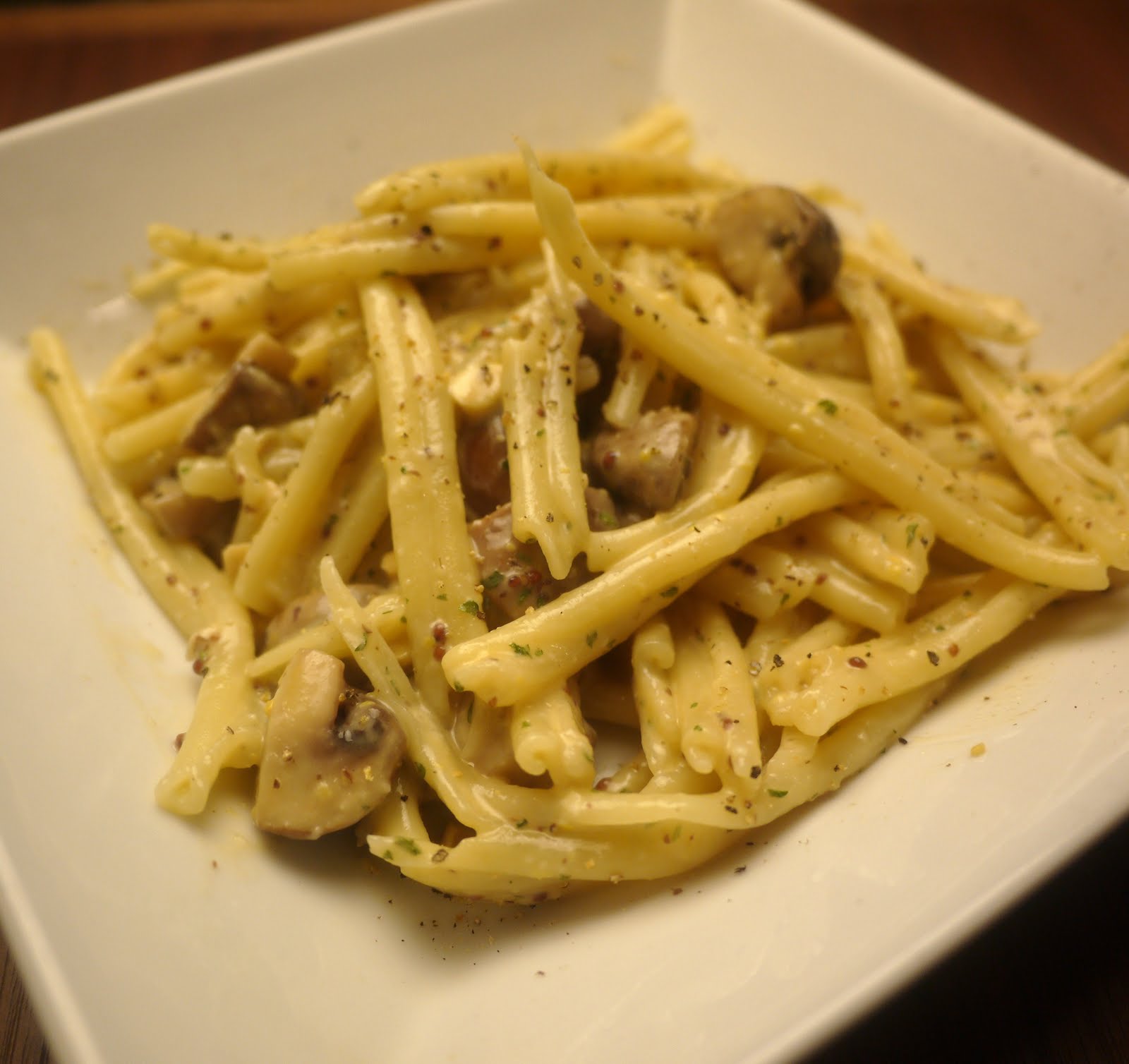 AJrecipewall マスタードクリームのカザレッチェ Casarecce With Mustard Cream