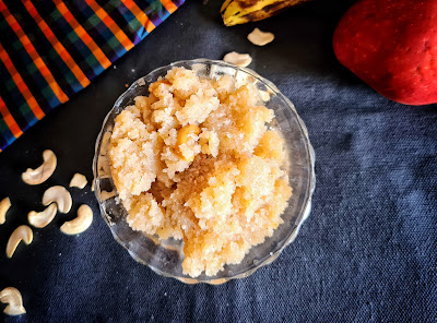 Apple-Banana Sheera (Halwa)