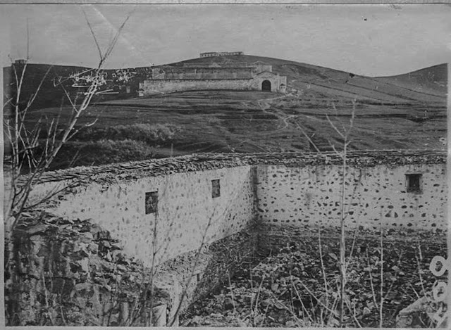 View toward the ruins of the Turkish “Dzepane” (Gunpowder storage/ Armory) - Bitola, January 1917