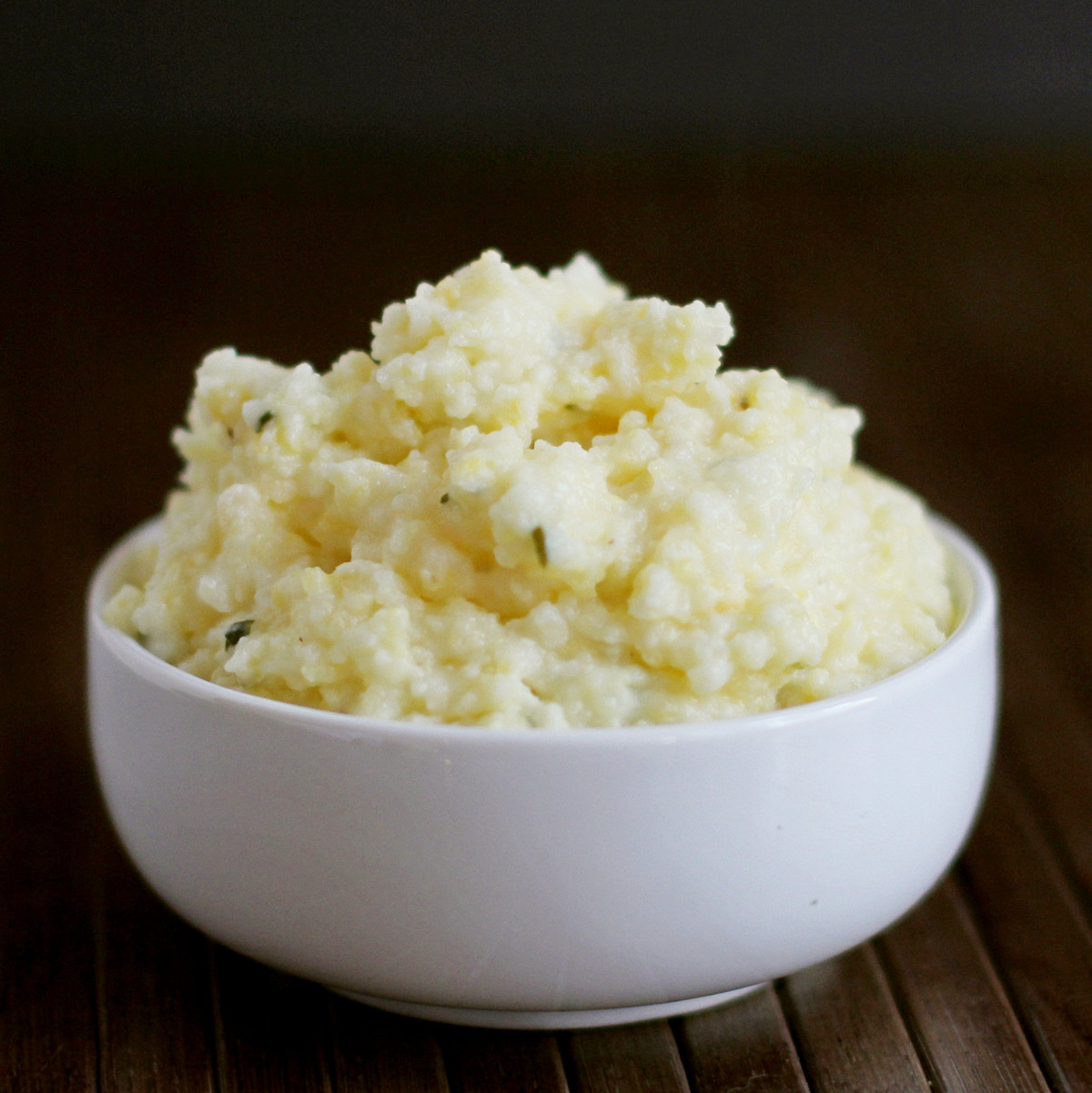 Cookistry Creamy Goat Cheese and Chive Grits