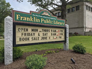 Library book sale returns - Jun 4 - 1 to 4 PM