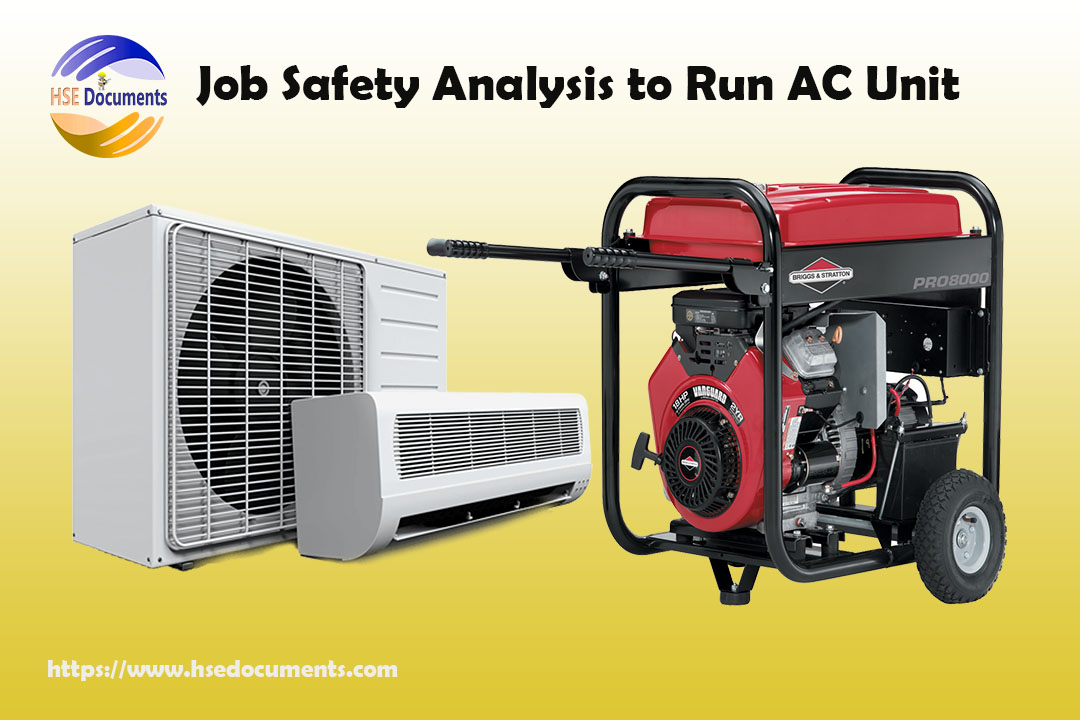 Job Safety Analysis to Run AC Unit & Generator HSE Documents