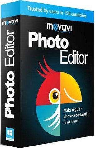 Movavi Photo Editor 6.2.0 poster box cover