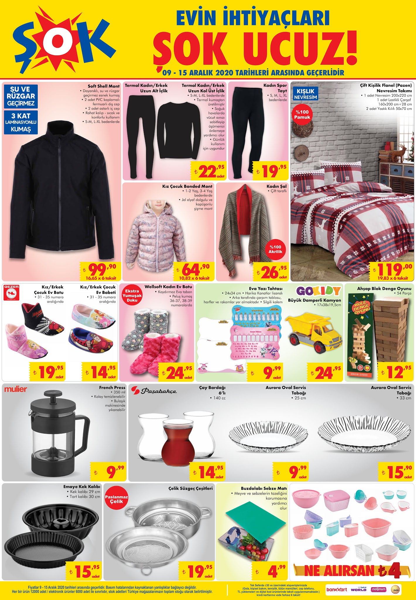 09-15 Aralık 2020 ŞOK Haftanın Fırsatları Posteri