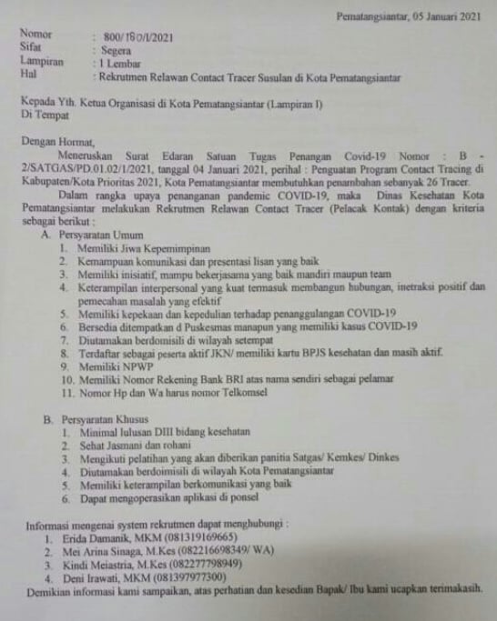 Dinas Kesehatan Pematang Siantar