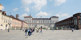 Piazza Castello is at the heart of royal Turin, the city in Piedmont where Calvino lived after the Second World War