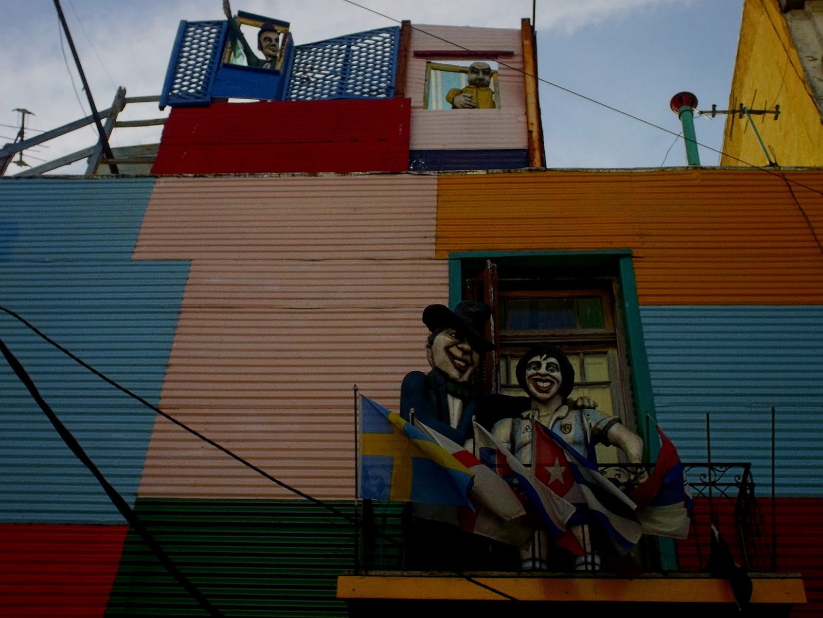 Fotos con historia Barrio de La Boca, entre tangos, fútbol y mucha