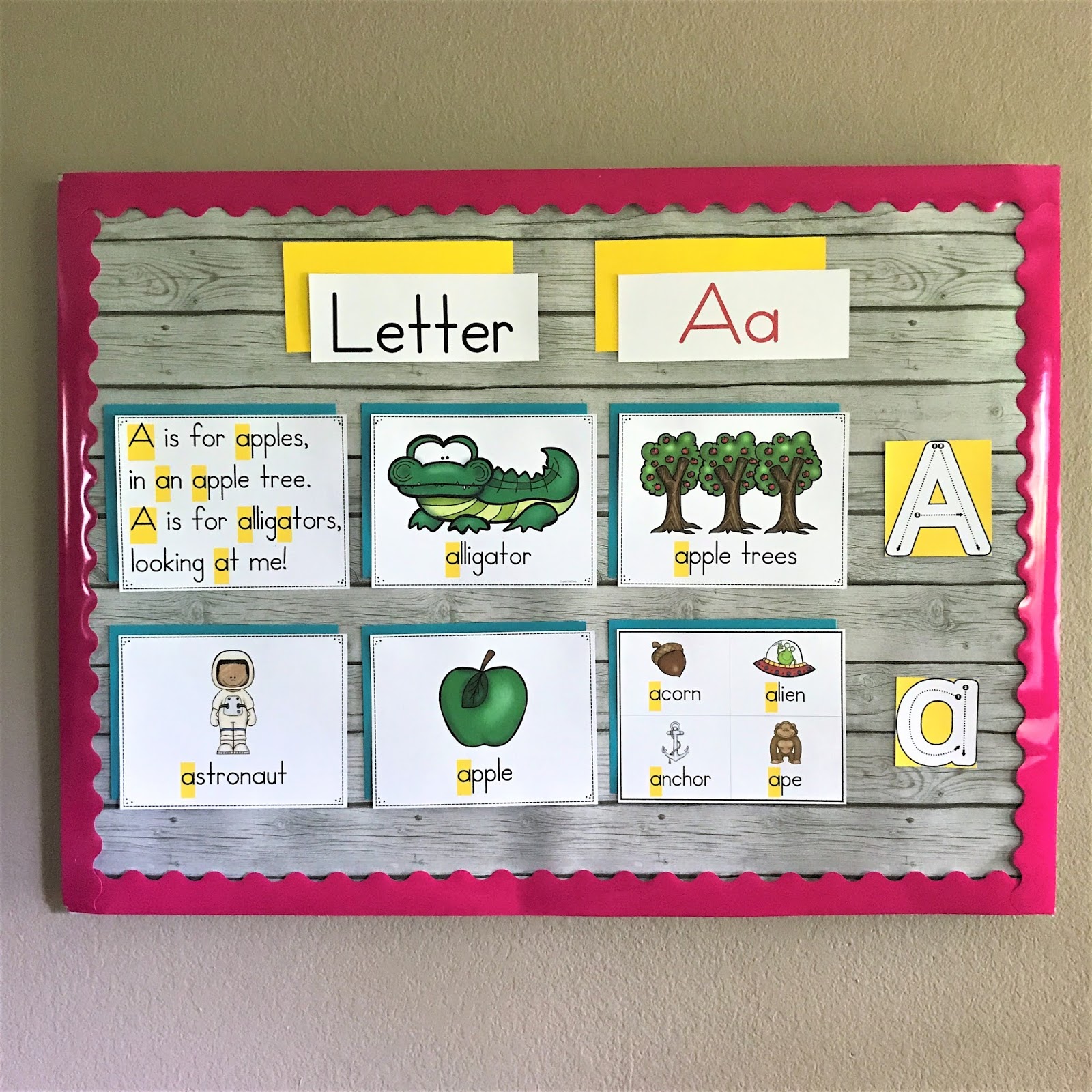Alphabet Bulletin Boards Mrs. McGinnis' Little Zizzers