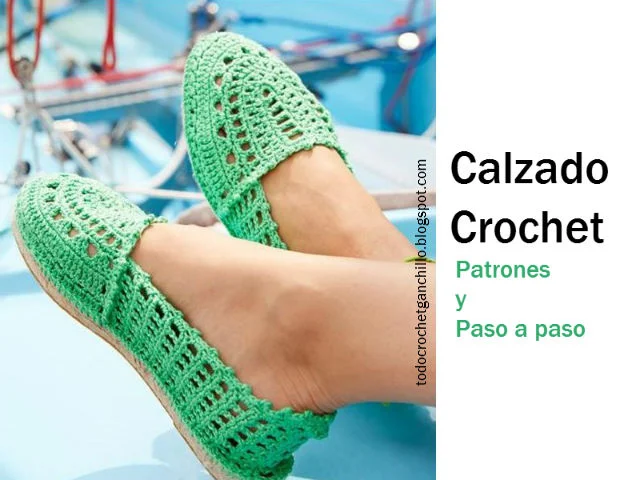 tejer zapatos a crochet