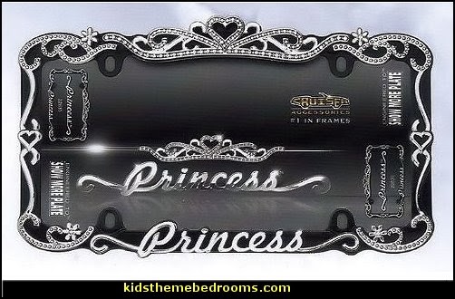 Princess Crown Crystal/Diamond Bling License Plate Frame rhinestone headboards - rhinestone phone case - rhinestone shoes - bling headboards - rhinestone bags - rhinestone accessories - diamonte decorations - faux crystal decor - crystal diamante headboards - glam style Shoe shopping fashion - sequins