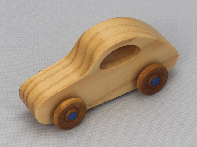 Handmade Wooden Toy Car VW Bug From The Play Pal Series