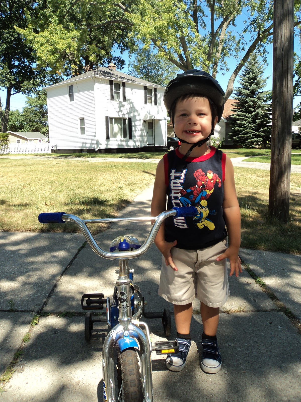 Bean Kids Andrew officially rides his bike!