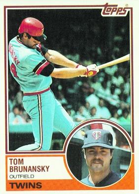 1983 Topps Blog: #232 Tom Brunansky - Minnesota Twins