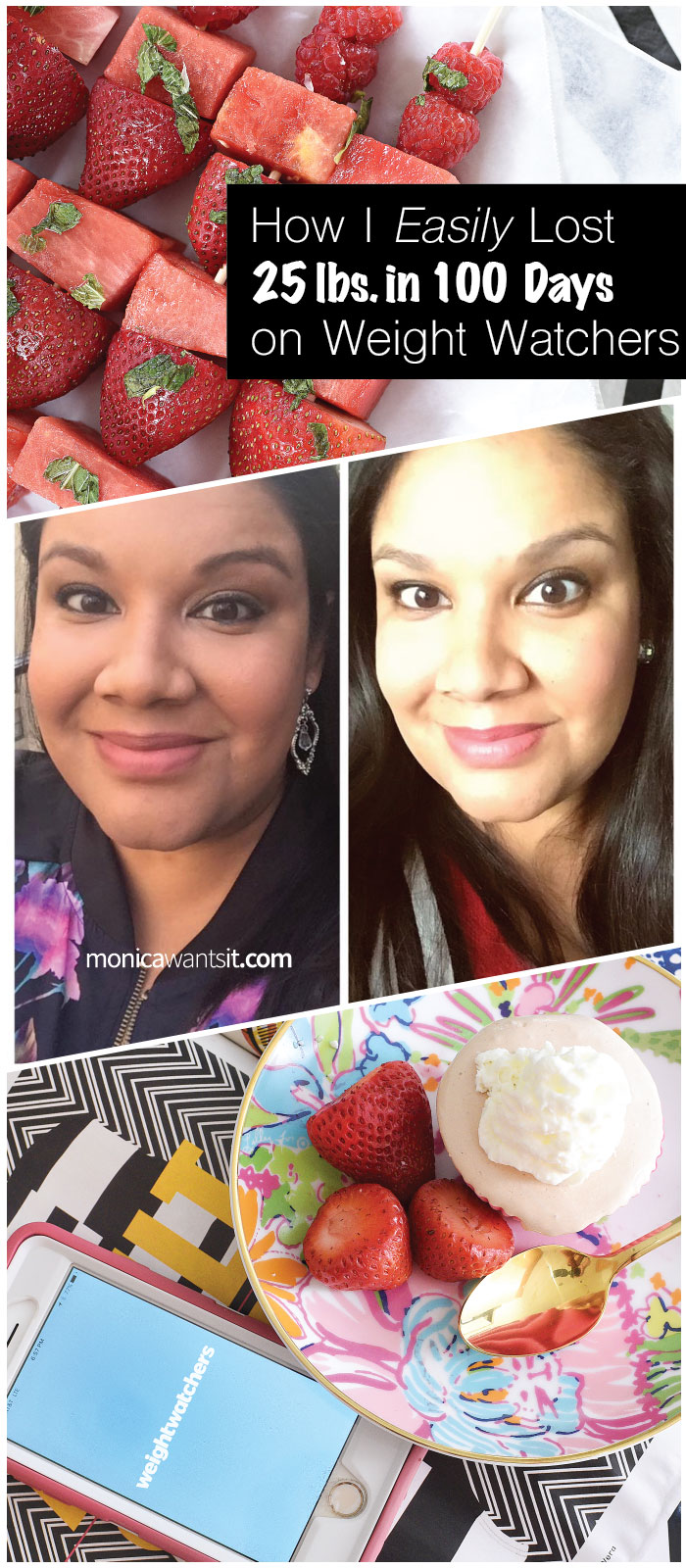 A blogger gets candid about her first 100 days on Weight Watchers SmartPoints and talks about tips/tricks to lose about 1 pound every 4 days. Inspiring story and practical tips! 