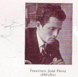 Foto y firma de Francisco José Pérez