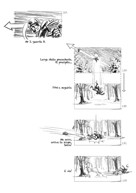 La befana vien di notte #storyboard