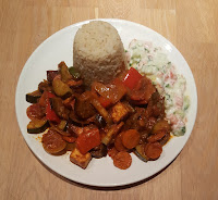 Indiase curry met paneer en zilvervliesrijst