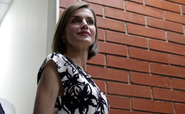 Queen Letizia of Spain visited the Universidad Nacional Autonoma de Honduras on May 26, 2015 in Tegucigalpa.