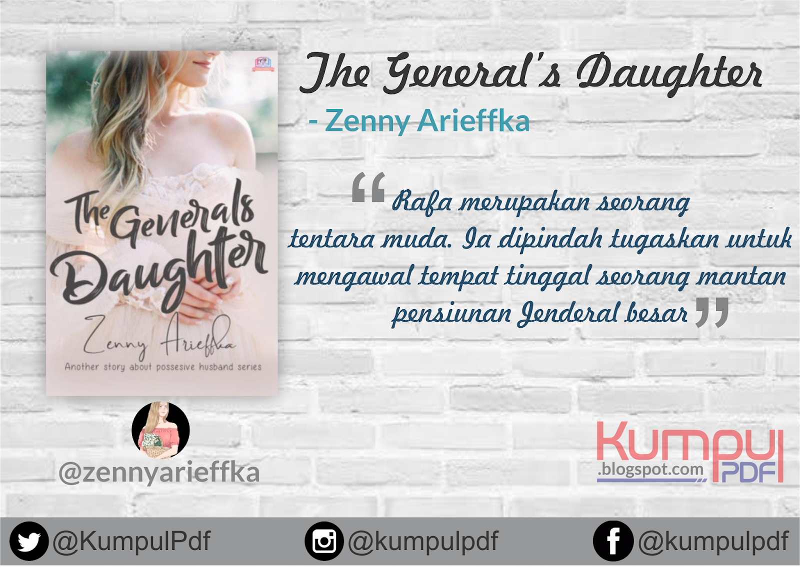 Download Novel The Generals Daughter Zenny Arieffka Best SELLER