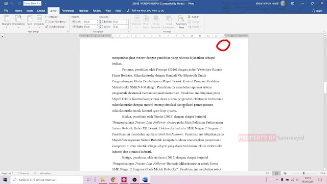 Cara Print Halaman tertentu di Microsoft Word
