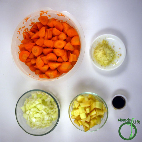 Morsels of Life - Vanilla Carrot Soup Step 1 - Gather all materials. 