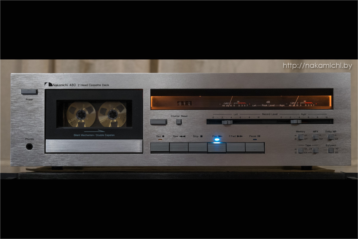 Vintage Audio Nakamichi 480 2 Head Cassette Deck