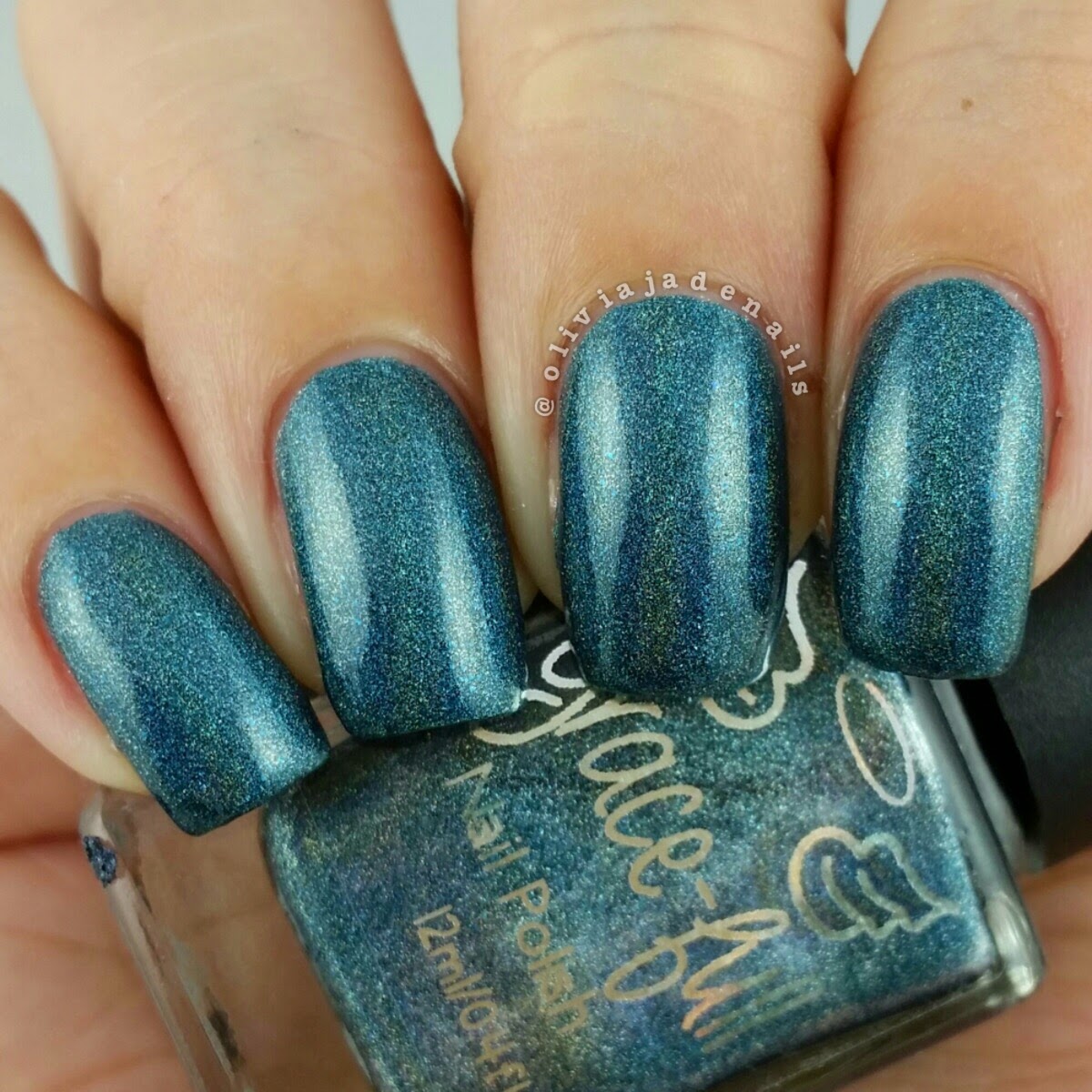 Grace-full Nail Polish Vampire Of New England swatched by Olivia Jade Nails