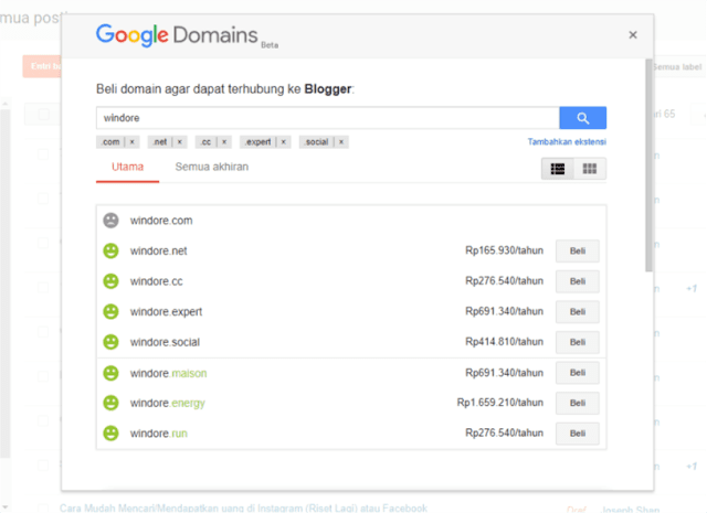 Cara Cek Status Domain dengan Google Domains