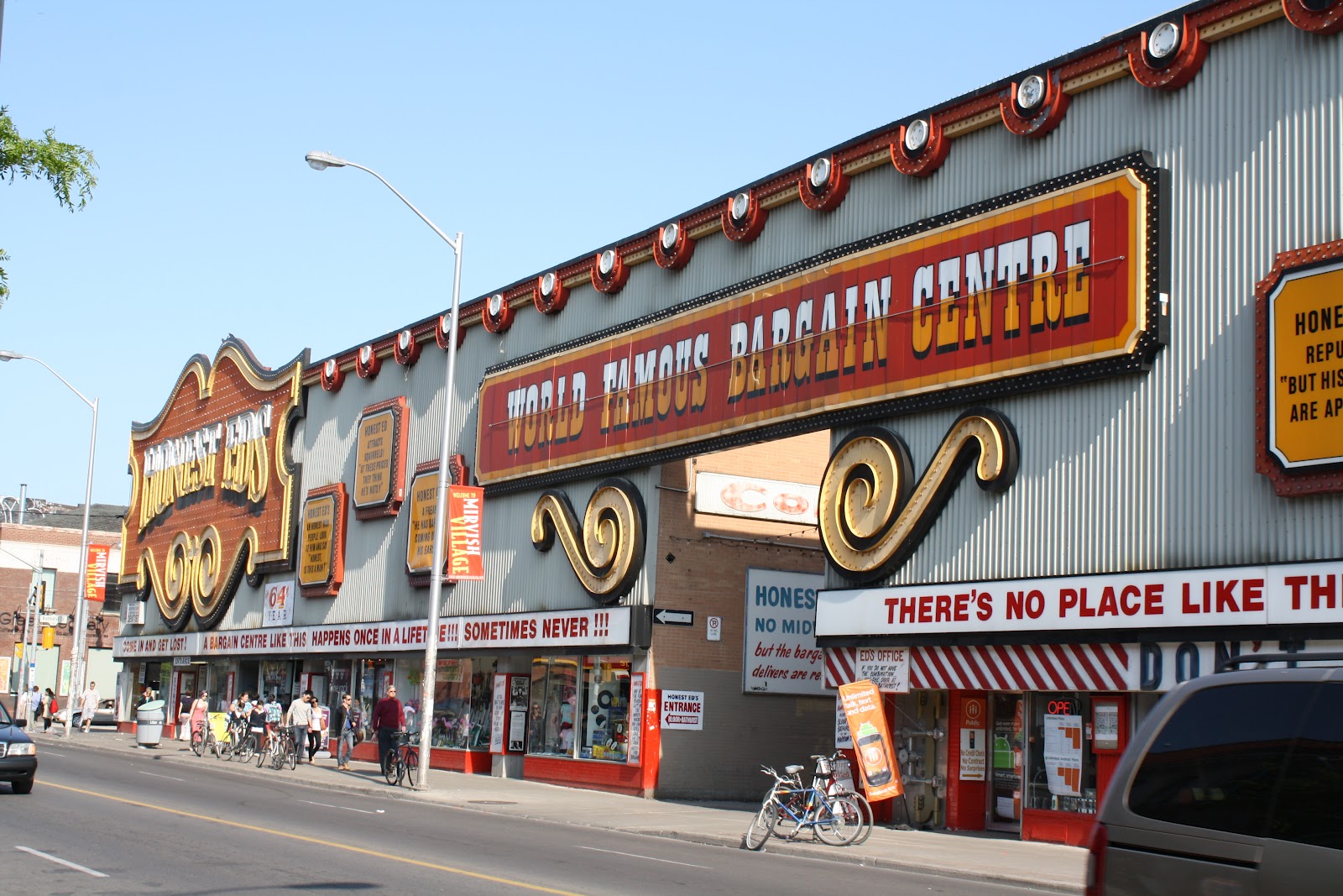 Vintage suburbia Honest Ed's Famous Bargain Store in Toronto