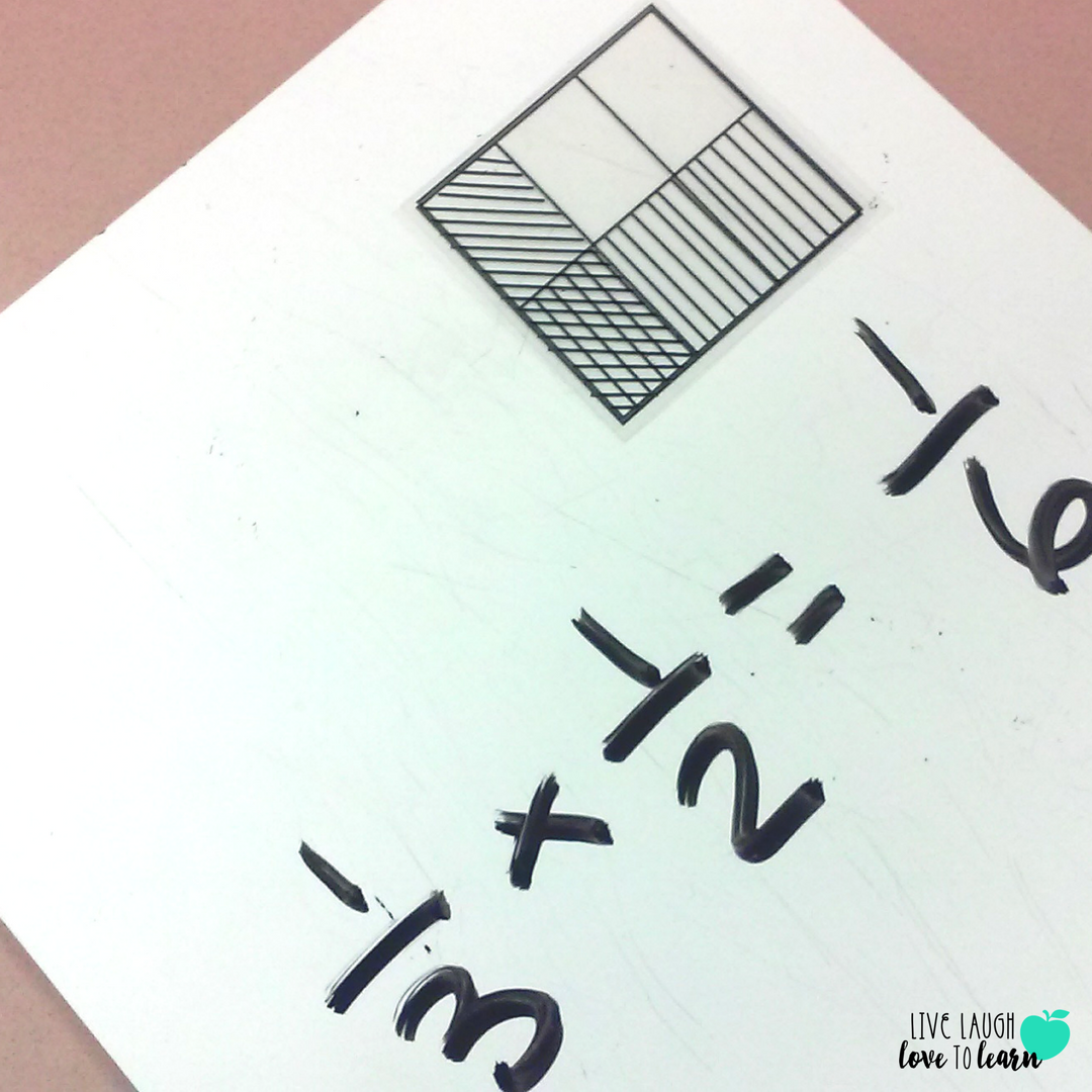 Multiply Fractions Using Area Models with a Freebie for YOU! - live