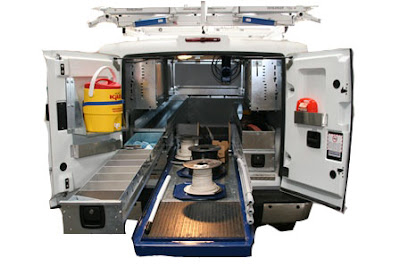 Slide-Out Drawer Options and Accessories for Service Truck Body