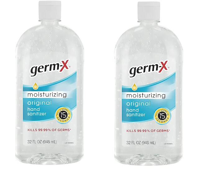 2- Germ-X Moisturizing Original Hand Sanitizer