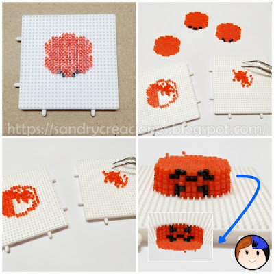 Calabaza Hama Beads 3D 2