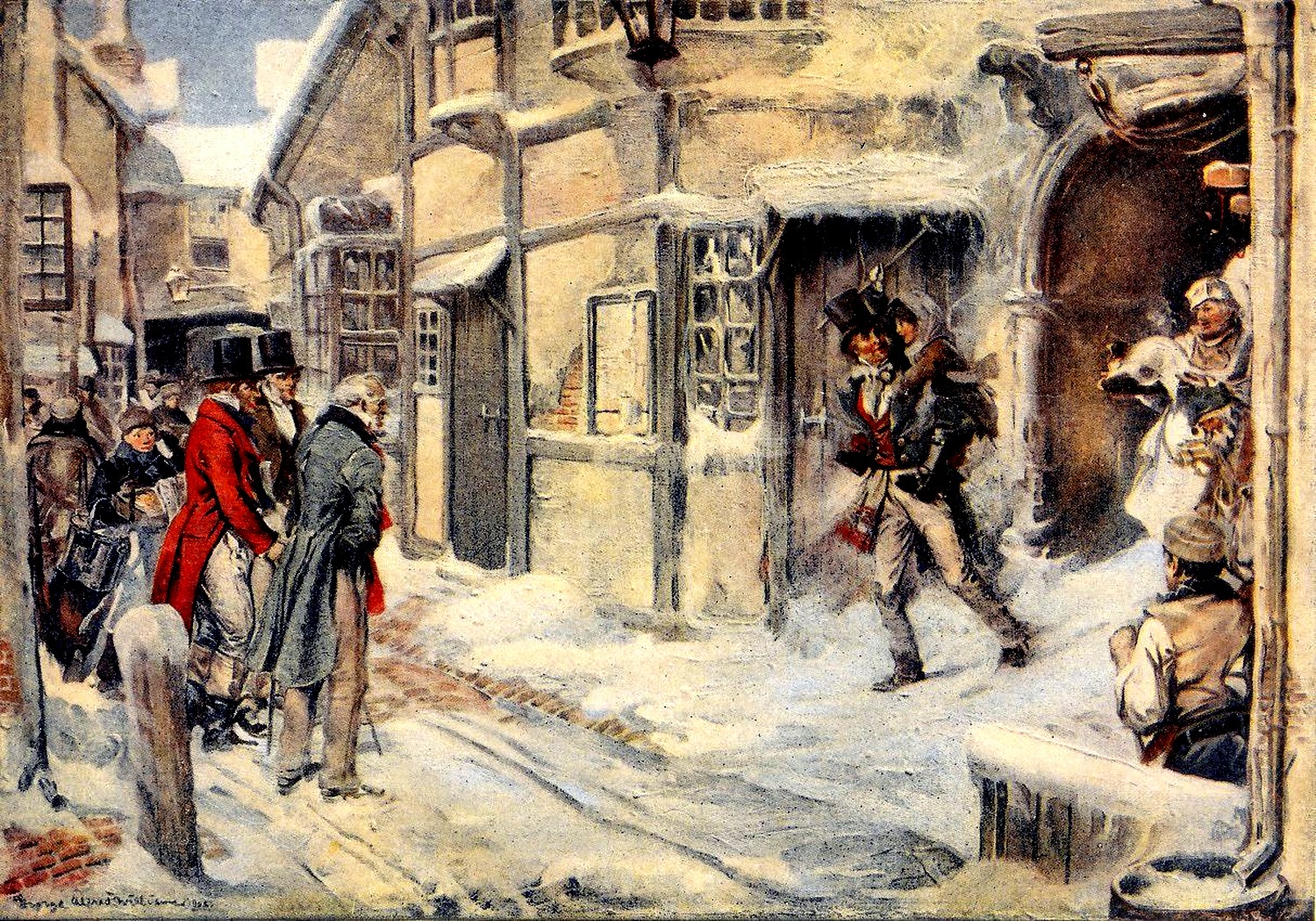 A Christmas Carol Bob Cratchit Tiny Tim Clip Art Image Public Domain
