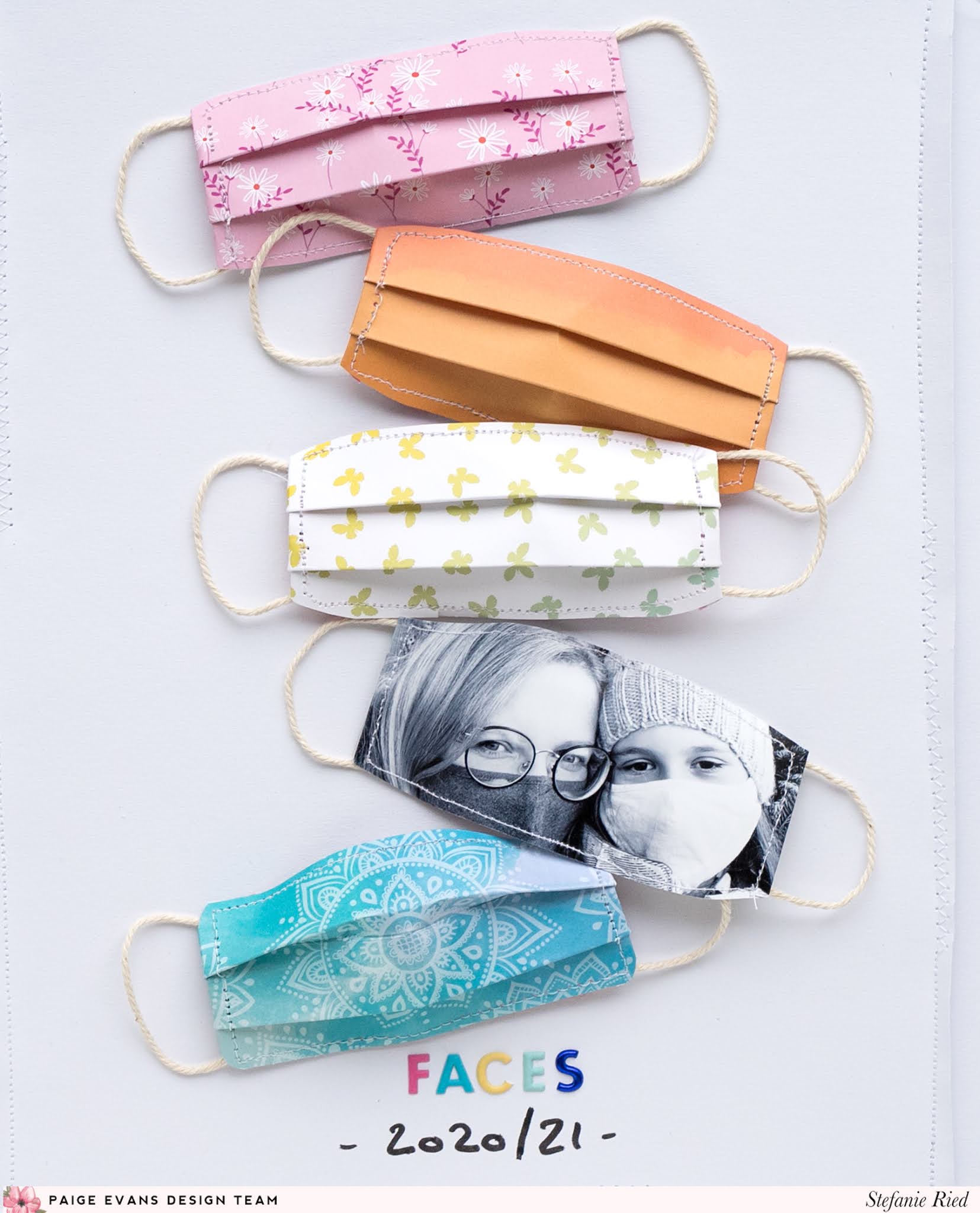 Mask Layout by Stefanie Ried | Paige Taylor Evans