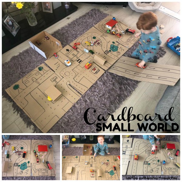 Cardboard Village Small World