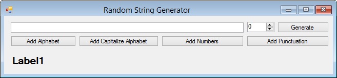 Create a Random String Generator - code4dev