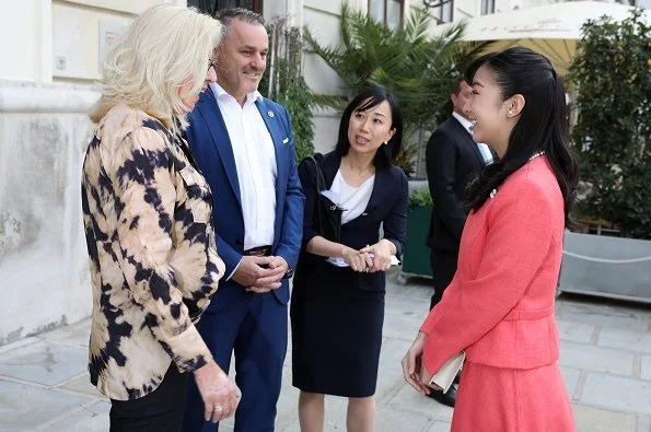 Princess Kako visited Sisi Museum at Schönbrunn Palace in Vienna