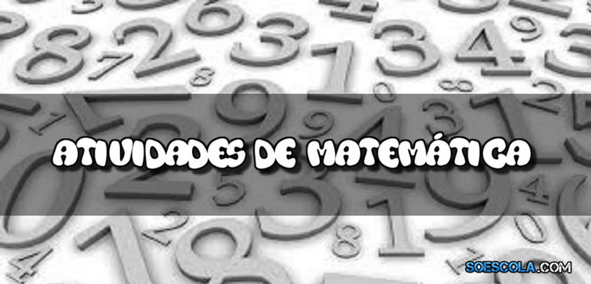 Atividades de matemática 5º ano - Problemas e escrita literal