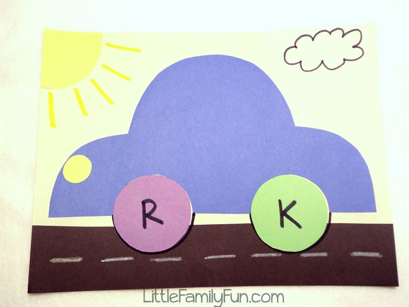 Little Family Fun Alphabet Car Game