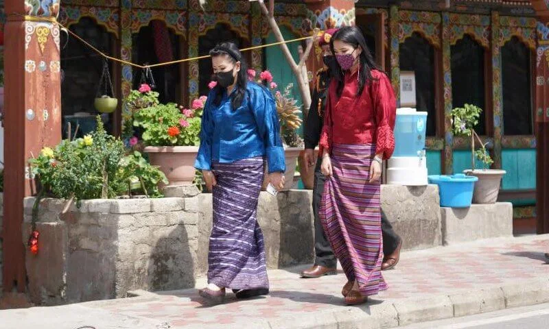 King Jigme Khesar Namgyel Wangchuck, Queen Jetsun Pema, Prince Jigme Namgyel and Prince Ugyen