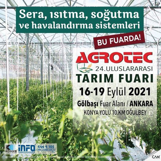AGROTEC 24. Uluslararası Tarım Fuarı 2021