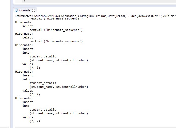 Auto Increment Column Name in Hibernate