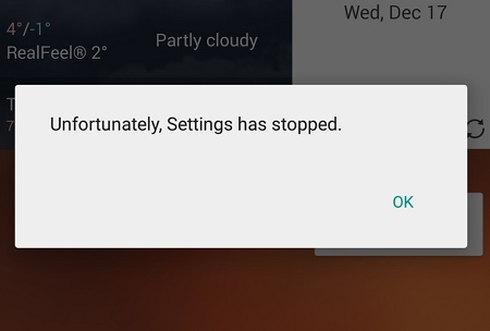 unfortunately setting has stopped mengatasi unfortunately setting has stopped